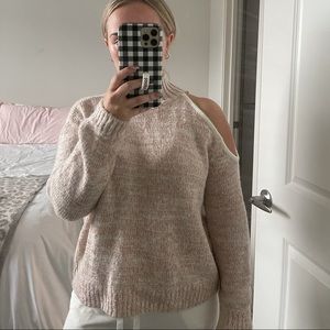 Express asymmetrical sweater